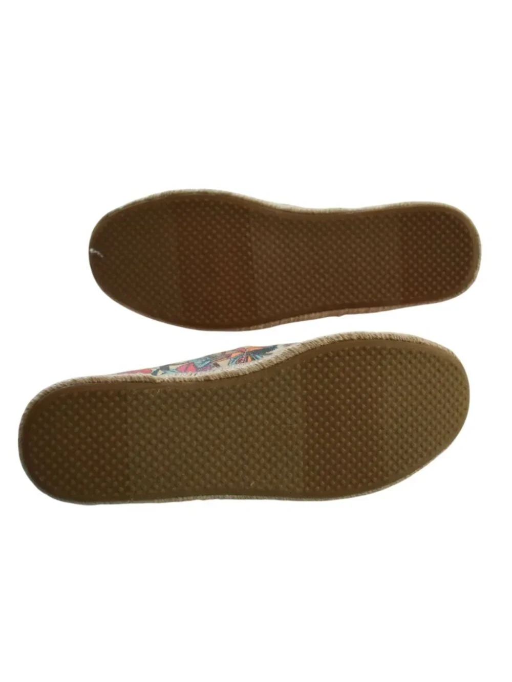 New Women's Toms Alpargata Rope Tropical Print Espadrille Size 8